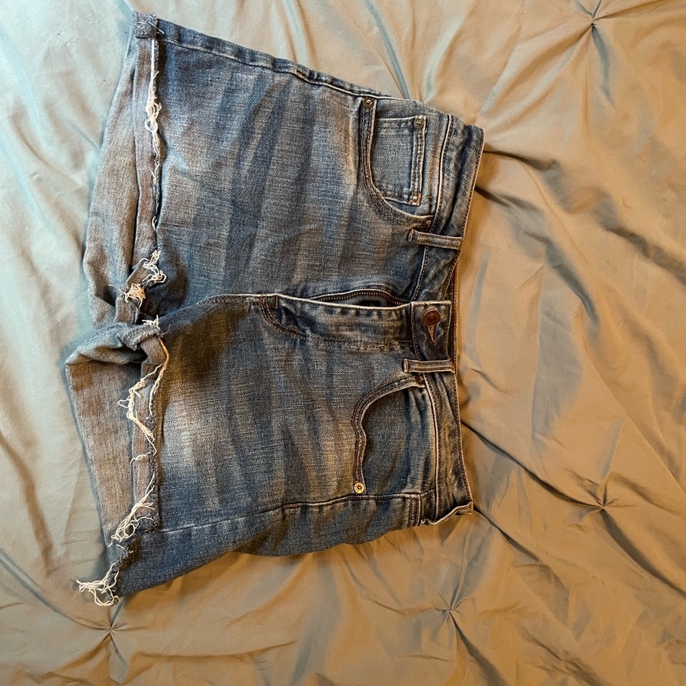 Two pairs of AE jean shorts